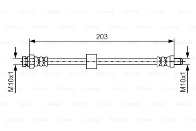 1 987 476 035 BOSCH Тормозной шланг