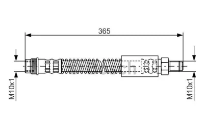 1 987 476 063 BOSCH Тормозной шланг
