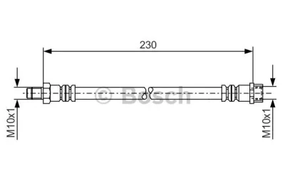 1 987 476 083 BOSCH Тормозной шланг