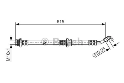 1 987 476 363 BOSCH Тормозной шланг