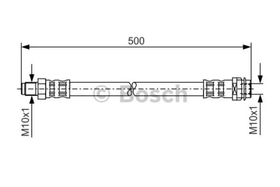 1 987 476 453 BOSCH Тормозной шланг