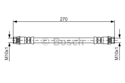 1 987 476 493 BOSCH Тормозной шланг