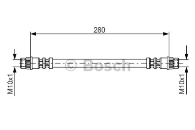 1 987 476 517 BOSCH Тормозной шланг