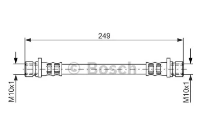 1 987 476 525 BOSCH Тормозной шланг