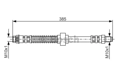 1 987 476 597 BOSCH Тормозной шланг