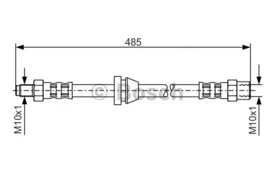 1 987 476 611 BOSCH Тормозной шланг
