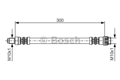 1 987 476 699 BOSCH Тормозной шланг