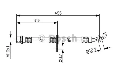 1 987 476 727 BOSCH Тормозной шланг