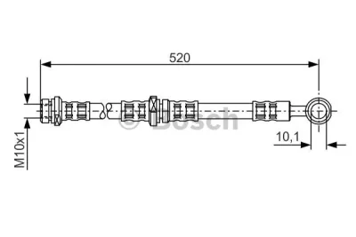 1 987 476 768 BOSCH Тормозной шланг