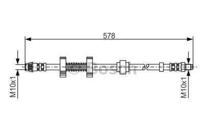 1 987 476 796 BOSCH Тормозной шланг