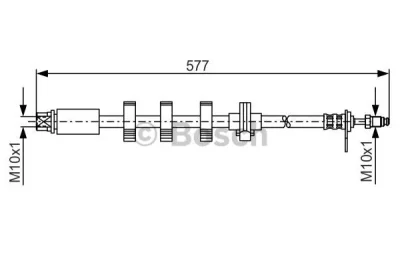 1 987 476 810 BOSCH Тормозной шланг