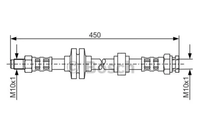 1 987 476 880 BOSCH Тормозной шланг