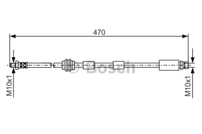 Тормозной шланг BOSCH 1 987 476 882