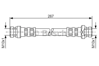 1 987 476 901 BOSCH Тормозной шланг