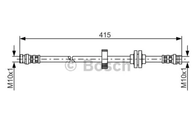 1 987 476 999 BOSCH Тормозной шланг