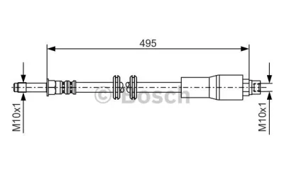 1 987 481 005 BOSCH Тормозной шланг