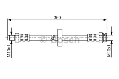 1 987 481 017 BOSCH Тормозной шланг