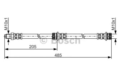 1 987 481 055 BOSCH Тормозной шланг