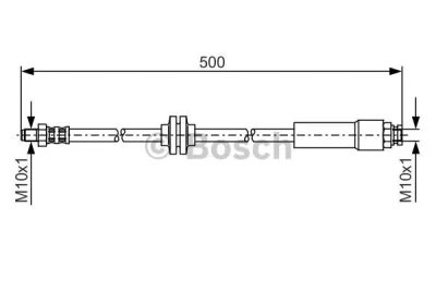 1 987 481 172 BOSCH Тормозной шланг