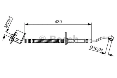 1 987 481 503 BOSCH Тормозной шланг