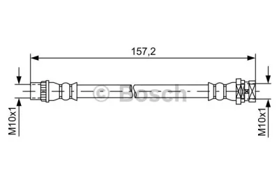 1 987 481 624 BOSCH Тормозной шланг