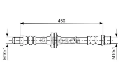 1 987 481 683 BOSCH Тормозной шланг