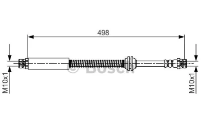 1 987 481 711 BOSCH Тормозной шланг