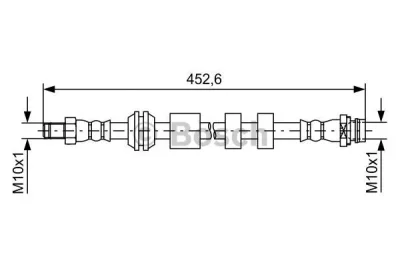 1 987 481 741 BOSCH Тормозной шланг