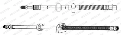 FHY2724 FERODO Тормозной шланг