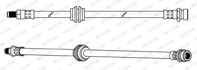 FHY2820 FERODO Тормозной шланг