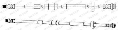 FHY3245 FERODO Тормозной шланг