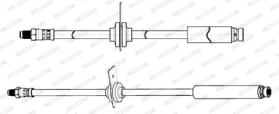 FHY3317 FERODO Тормозной шланг