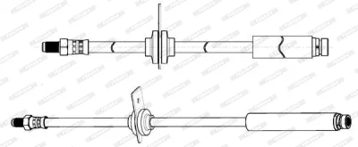 FHY3318 FERODO Тормозной шланг