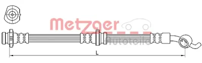 4110391 METZGER Тормозной шланг