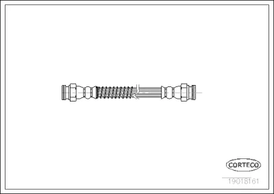 Тормозной шланг CORTECO 19018161