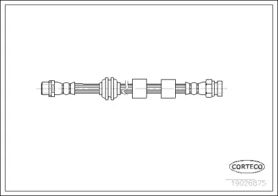 19026875 CORTECO Тормозной шланг
