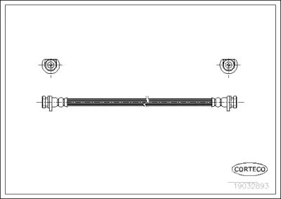 Тормозной шланг CORTECO 19032893