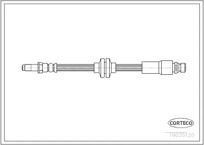 19035120 CORTECO Тормозной шланг