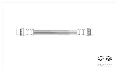 Тормозной шланг CORTECO 49423860