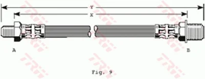 Тормозной шланг TRW PHC236