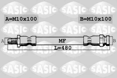 6606217 SASIC Тормозной шланг