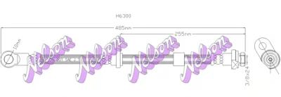 H6300 KAWE Тормозной шланг