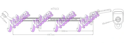 H7113 KAWE Тормозной шланг