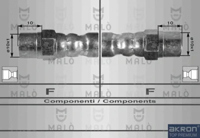 Тормозной шланг MALO 8013