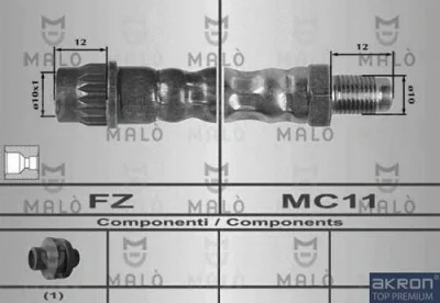Тормозной шланг MALO 80212