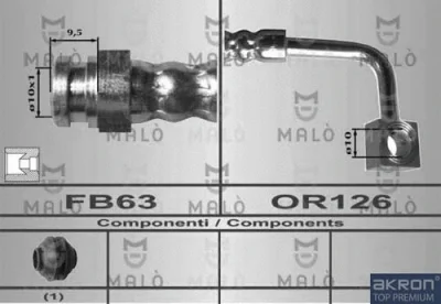 Тормозной шланг MALO 80529