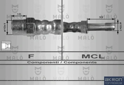 Тормозной шланг MALO 8925