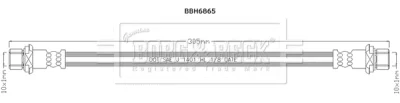 BBH6865 BORG & BECK Тормозной шланг