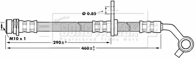 BBH7022 BORG & BECK Тормозной шланг