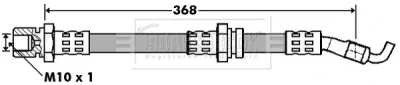 BBH7402 BORG & BECK Тормозной шланг